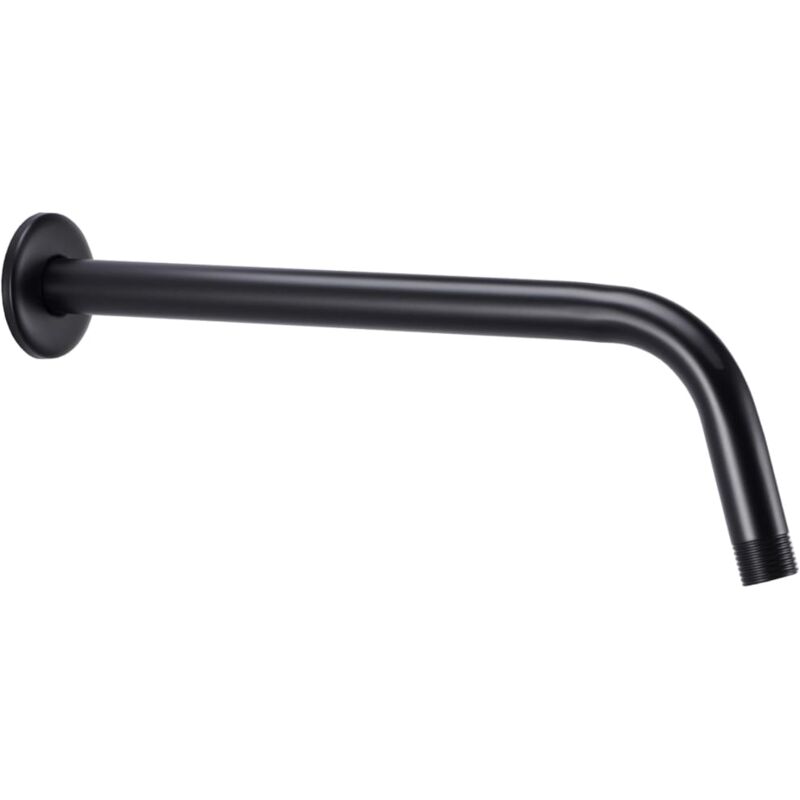 

Barra de soporte de ducha redonda acero inox 201 negro 30 cm - Vidaxl