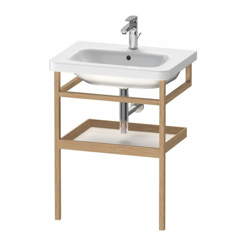 

Barra de toalla DURASTYLE 440x590mm con balda blanco brillante / roble macizo