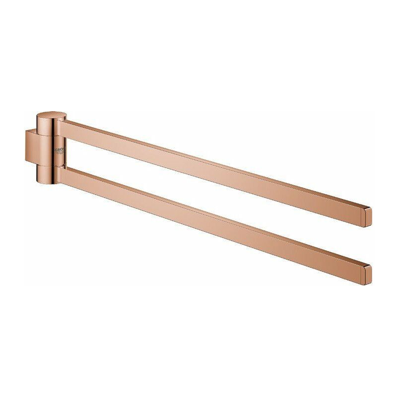 

Barra de toalla GROHE SELECTION 400mm. rígido 2 brazos oro rosa brillante