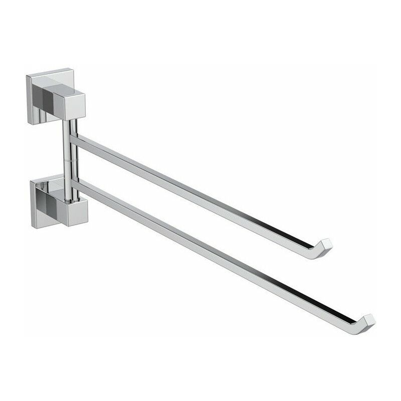 

Barra de toalla IOM SQUARE doble cromo STANDARD - Ideal