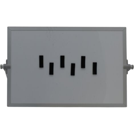Barra dei simboli magnetica 1x3 cm nero