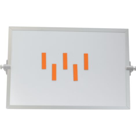 Barra dei simboli magnetica 1x4 cm arancione