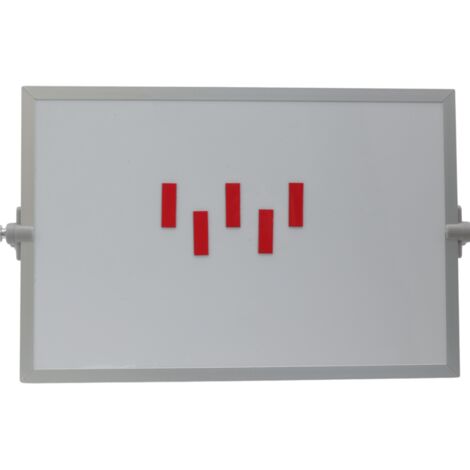 Barra dei simboli magnetica 1x4 cm rosso