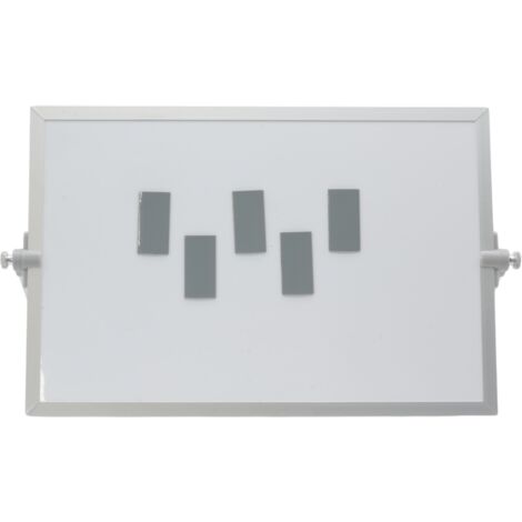 Barra dei simboli magnetica 2x4 cm grigio