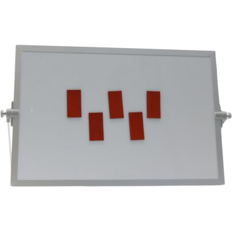 Barra dei simboli magnetica 2x4 cm marrone