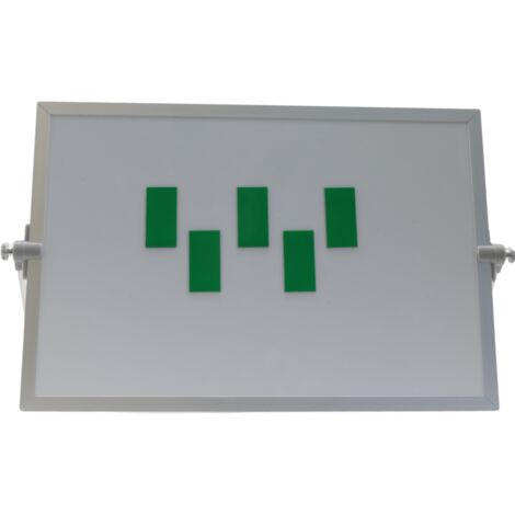 Barra dei simboli magnetica 2x4 cm verde