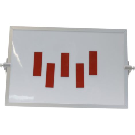 Barra dei simboli magnetica 2x6 cm marrone