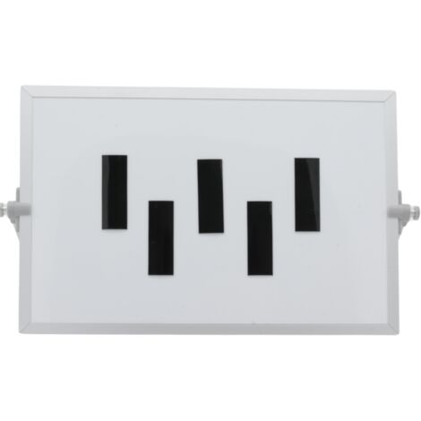 Barra dei simboli magnetica 2x6 cm nera