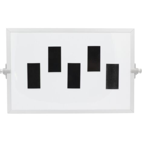 Barra dei simboli magnetica 3x6 cm nero
