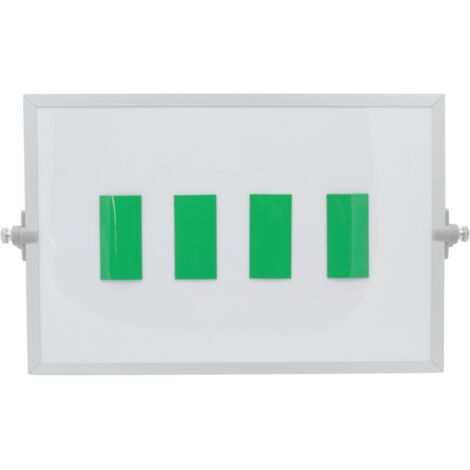 Barra dei simboli magnetica 3x6 cm verde