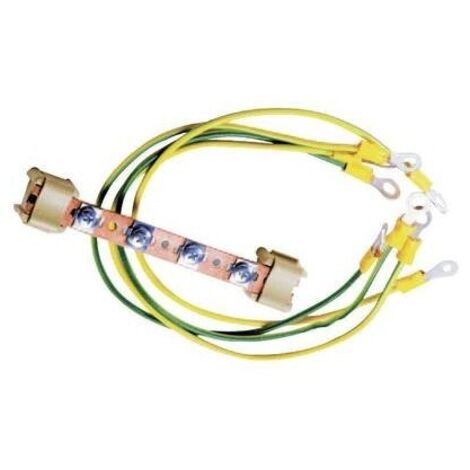 Barra di distribuzione di potenza Digitus da 220 mm con 6 prese, LED integrato e tasselli inclusi