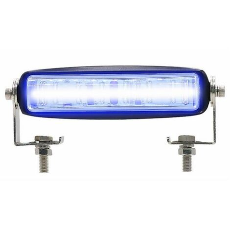 Barra di segnalazione a 6 LED blu da 18W per carrelli elevatori IP67