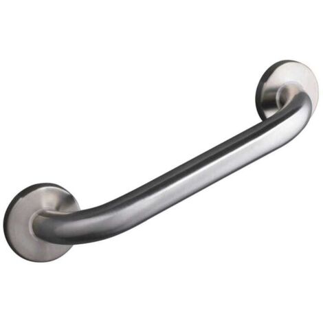Barra di sicurezza da 30 cm in acciaio inox spazzolato