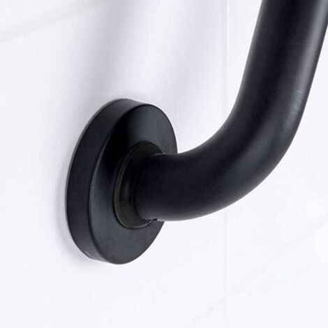 Barra di sostegno in alluminio nero da 30 cm