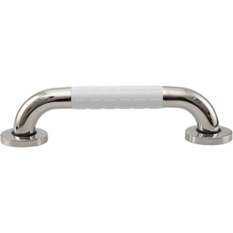 Barra di sostegno per WC, supporto per maniglia doccia in acciaio inossidabile, barra di sostegno per doccia da 30 cm per bagno e WC, adatta per anziani/disabili/bambini/donne incinte, maniglia per va
