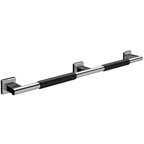 Barra di supporto SYSTEM 2 865mm. con rivestimento cromato/nero