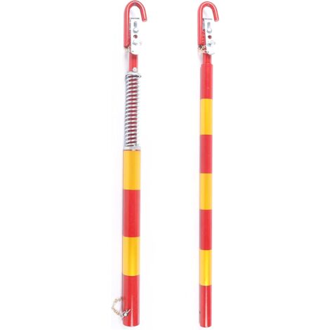 Barra di traino, 3T, per auto, con ammortizzazione, aiuto per forature, molla per scarico della trazione, lunghezza 175 cm