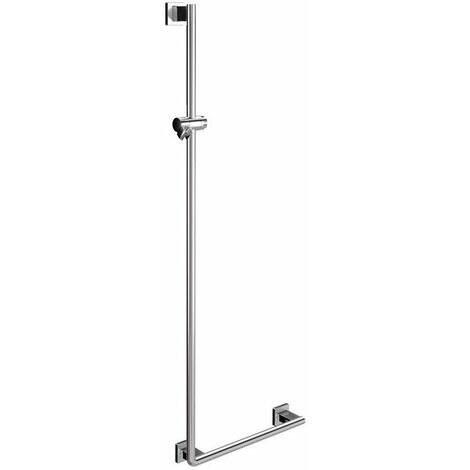 Barra doccia Emco SYSTEM 2 per sedile sospeso. cromo a destra