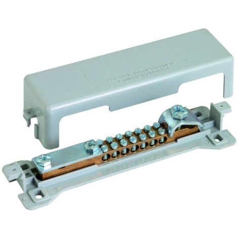 Barra equipotenziale MS con coperchio