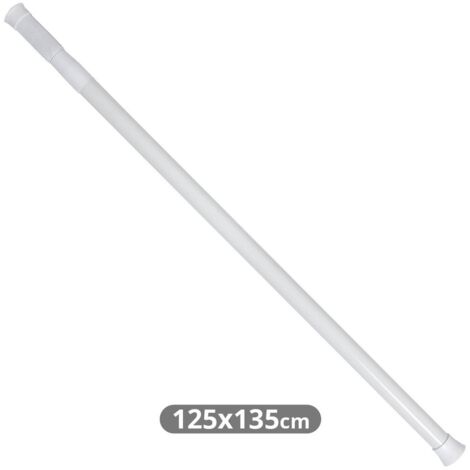 Barra extensible para cortina de ducha de 135 a 235cm