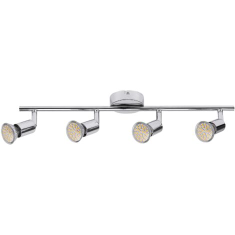 Barra faretti cromo GU10 4 Norton LED Rabalux 6988