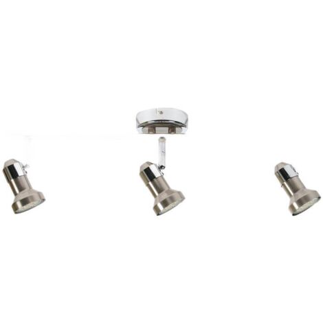 Barra faretti soffitto Candellux ARKON 3xGU10 orientabili cromo