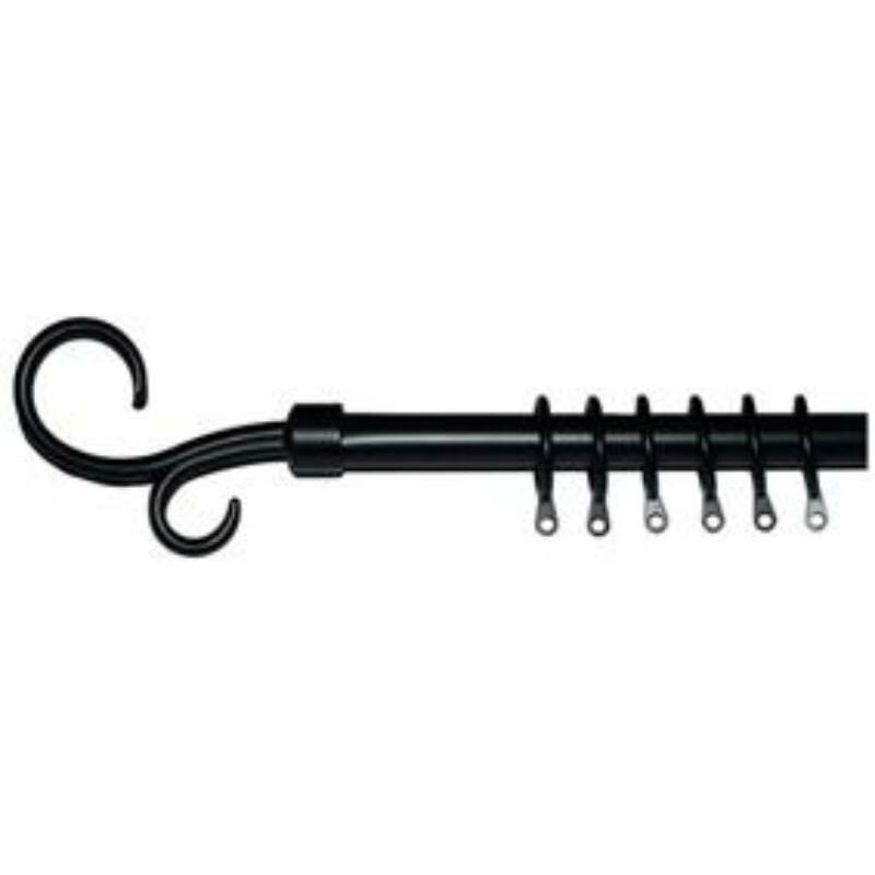 

cortina jgo.metal teide extensible 19 mmx1,50 a 2,90 mt negro 06 - Mibricotienda
