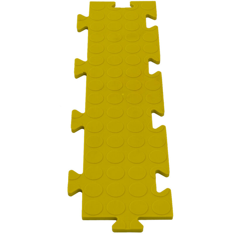Image of Barra giunzione pannelli nero/giallo per pavimento Bolle anche per delimitare zone Colore - Giallo
