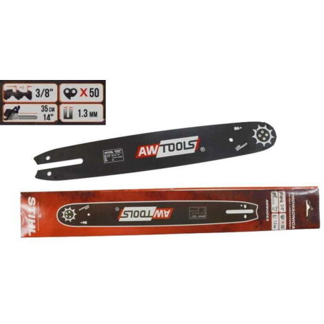 BARRA GUIDA AWTOOLS 35 cm/50/3/8""/1,3 PER STIHL / LINEA NERA