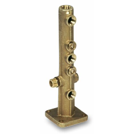 Barra irrorante Braglia M365 in ottone completa di 4 tappi G3/8"M
