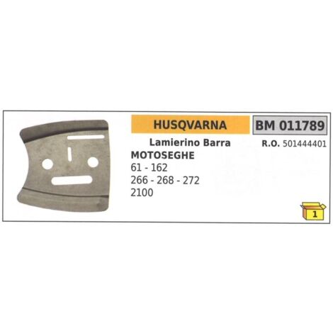 Barra lateral HUSQVARNA para motosierra 61 162 266 268 272 011789
