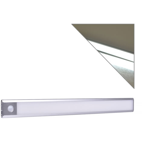 BARRA LED RICARICABILE 2W CON SENSORE DI MOVIMENTO LUCE FREDDA 6500K° - ILLUMINAZIONE AUTOMATICA PER INTERNI