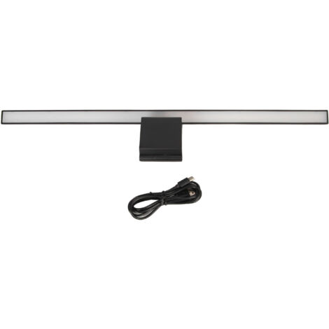 Barra luminosa a LED per schermo del computer - 3 modalità, controllo touch, dimmerabile (nero)