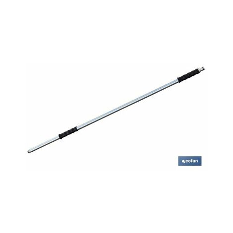 Barra Metal Cepillo Lavacoches+Enchufe Rápido 180cm.