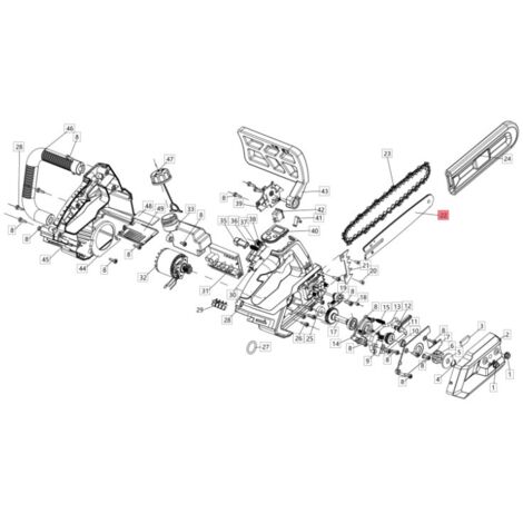 Barra motosega THCS22-07 ORIGINALE BLUEBIRD 2200020000000 THCS22-07-BAR