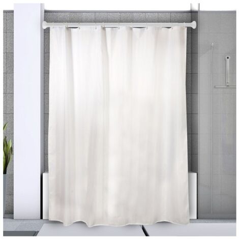 Barra de tensión de cortina de ducha extensible 85-140cm Riel