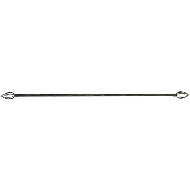

Barra para Cortinas DKD Home Decor Negro Aluminio Dorado (160 x 6 x 6 cm)
