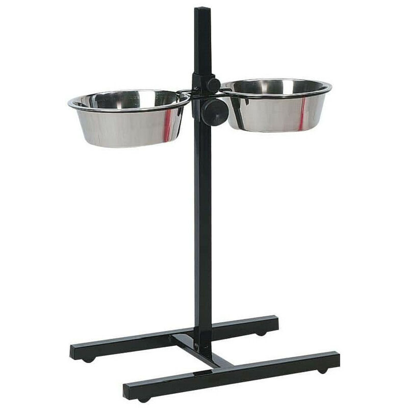 

Barra para perro Otis. Altura máxima 60 cm. Cuenco ø 27 cm. 4 litros. para el perro.