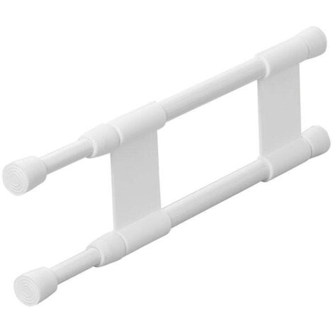 Barra per armadio doppio estensibile 255 43 cm