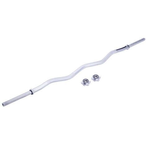 Barra per curl - 5 kg - con fibbie