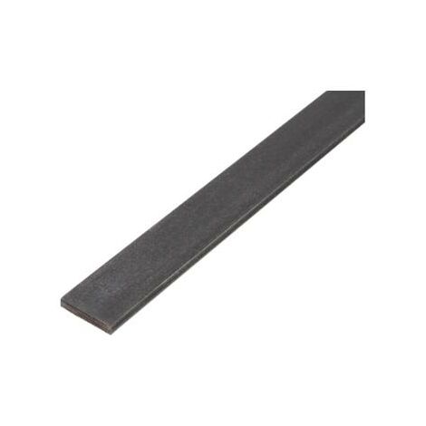 BARRA PIATTA 25X5X1000MM ACCIAIO GREZZO LAMINATO A