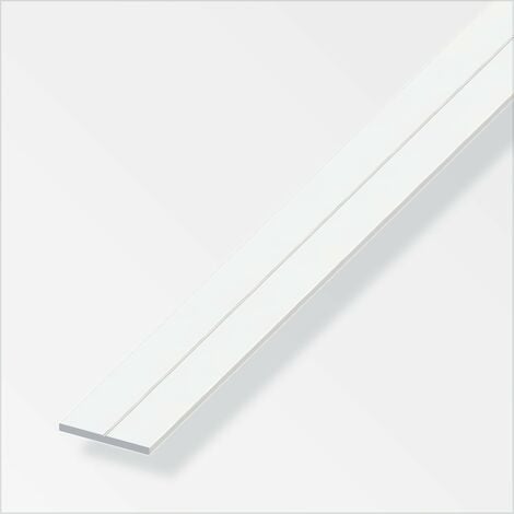 BARRA PIATTA 7,5 PVC BIANCO 1 METRO