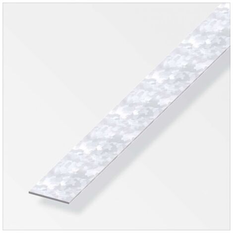BARRA PIATTA ALFER 35,5x1,5 MM IN ACCIAIO ZINCATO LUNGHEZZA 1 METRO