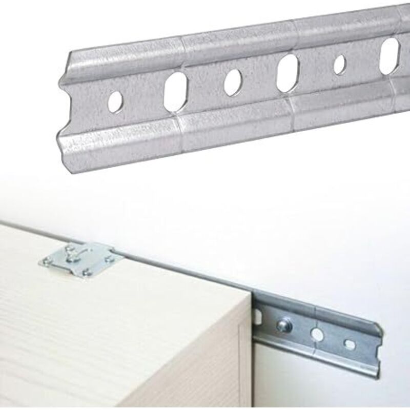 Set 5 Barre Reggipensili 2 M Con Pretagli Ideale Per Cucine E Mobil...