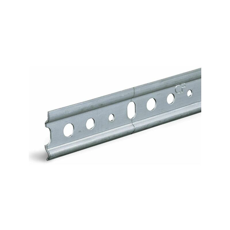 Image of DFL - barra reggipensili in acciaio zincato per mobili pensili e cucina altezza 50 mm lunghezza 2 metri