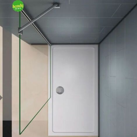 Barra stabilizzatrice di ricambio ad angolo per parete fissa Volturno cm 47 Silqua by Mobo