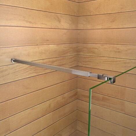 Barra Stabilizzatrice Regolabile Rinforzato Per Box Doccia Da 73-120 cm Per Vetro Spessore da 6-10 mm