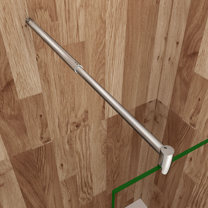 Barra Stabilizzatrice Per Box Doccia - Regolabile 70-120 Cm, Per Vetri Spessi 8-10 Mm, Acciaio Inox - Foto 3