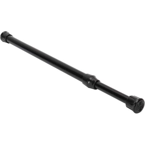 Barra telescópica para cortina de ventana, con resorte de tensión, para cocina, baño, armario, utensilios, 25-40 cm