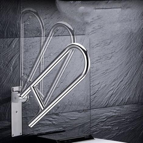 Barras de apoyo accesibles para personas con discapacidad: barras de seguridad de acero inoxidable 304 para baños y aseos fácil instalación para personas mayores y personas con discapacidad.